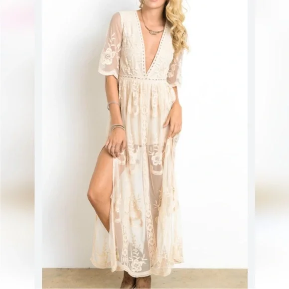 city chic lace bodice maxi dress Laced In Love Maxi Dress L Dusty Olive by Lane 201 main image 1